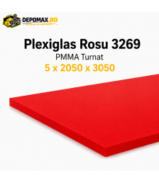 Plexiglas Rosu 3269 PMMA turnat 5 x 2050 x 3050 mm